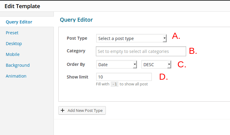 how to create post slider