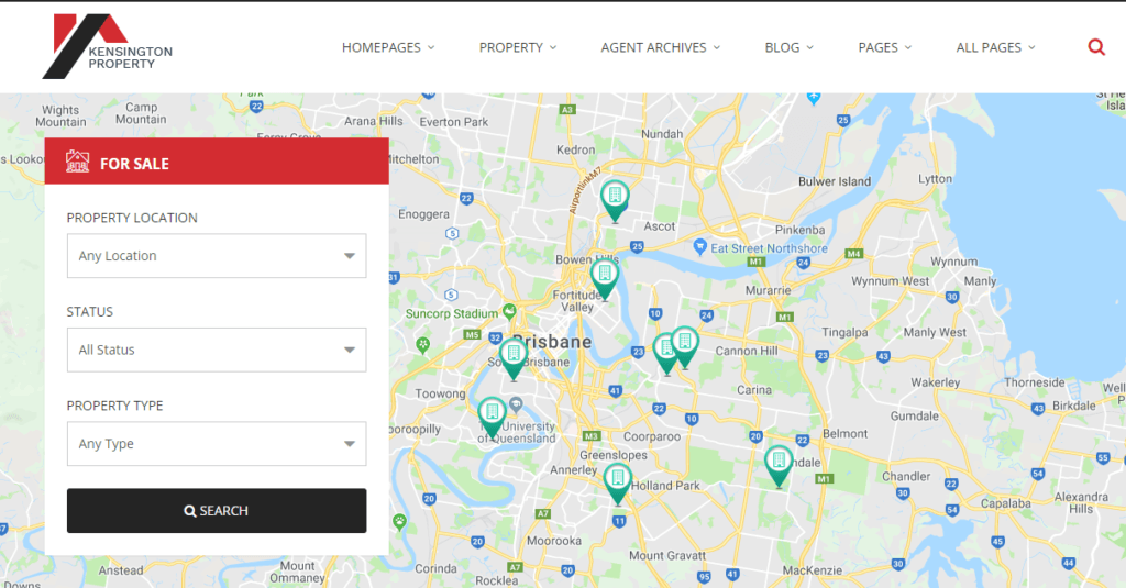 Google Maps Integration with Kensington WP Theme