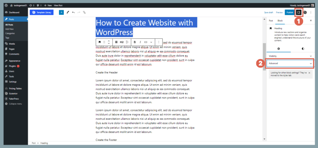 Cara Membuat Daftar Isi di WordPress tanpa Plugin