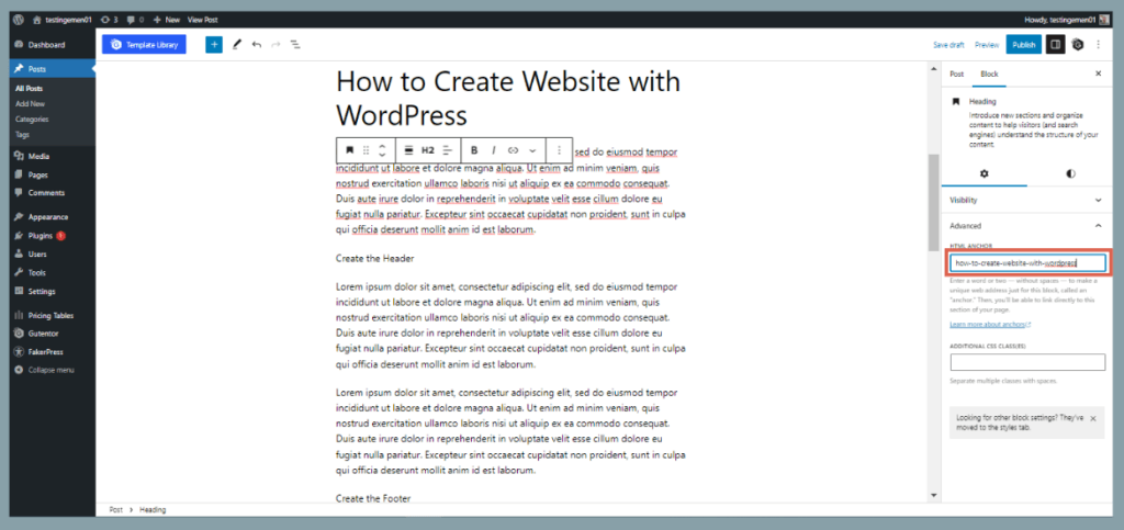 Cara Membuat Daftar Isi di WordPress tanpa Plugin
