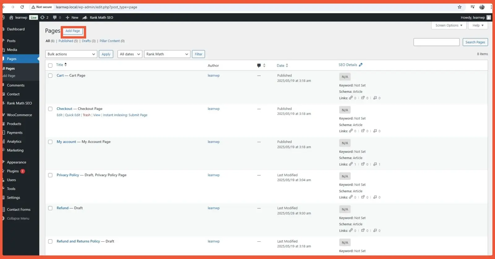 Create a Contact Page in Gutenberg