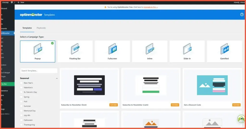 Create a Popup in WordPress Using OptinMonster 4