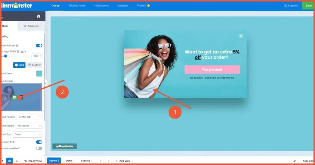 Create a Popup in WordPress Using OptinMonster 8