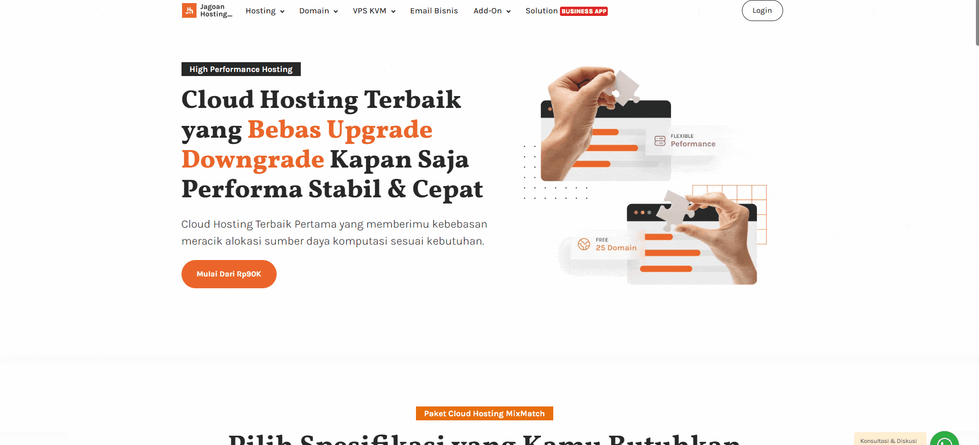 Jagoan Hosting cloud hosting packages