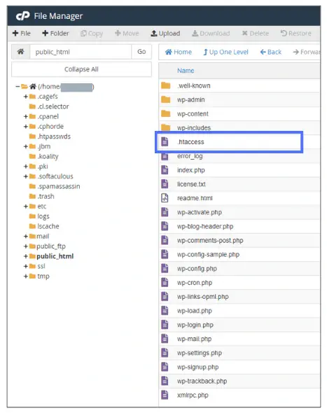 WordPress .htaccess File Missing is now fixed
