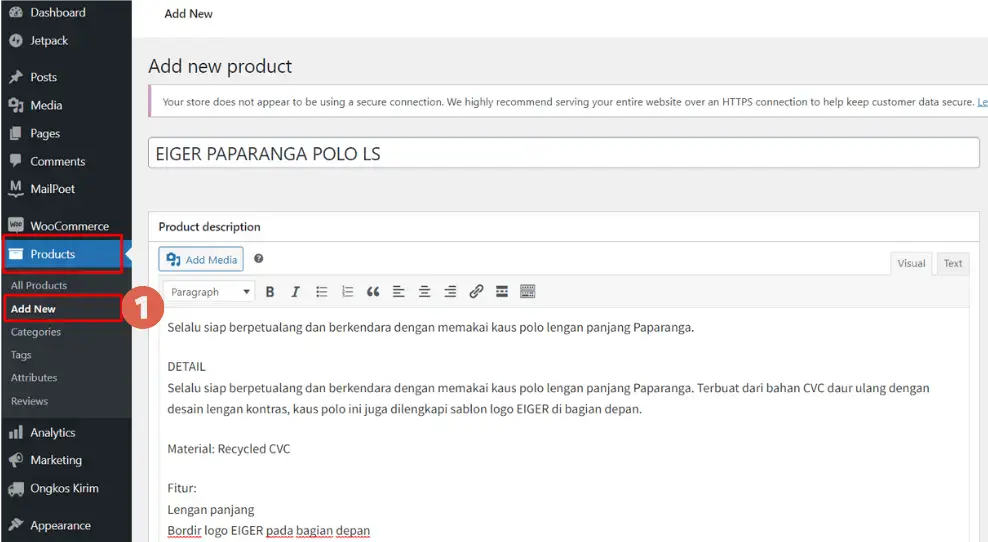 How to Add Product Variation in WooCommerce