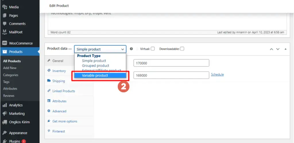 How to Add Product Variation in WooCommerce