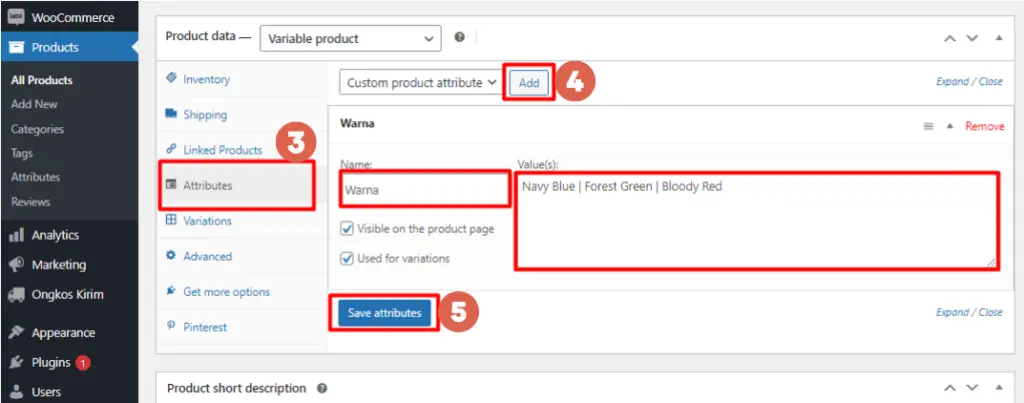 How to Add Product Variation in WooCommerce